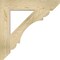 Ekena Millwork Olympic Slat Rough Sawn Bracket, Douglas Fir, 4"W x 24"D x 24"H BKT04X24X24OLY06RDF - alternate 4